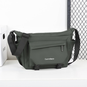 Sac de poitrine pour homme grande capacité, en nylon imperméable, décontracté, pour affaires, étudiants, sac messager tendance - Product Image 4