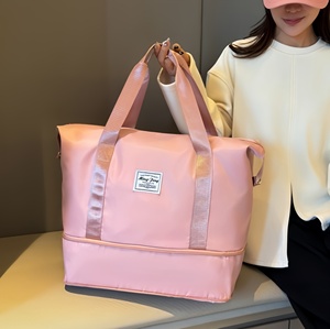 Borsa da Viaggio Personalizzata per Donne, Impermeabile, Espandibile, per Fitness, Yoga, Sport, Weekend, con Tracolla, Borsa da Palestra e Viaggio - Product Image 1