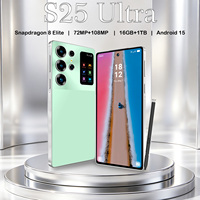 Smartphone Android 5G S25ultra Modèle 2026 avec triple appareil photo 108MP et stylet pour fabricants de téléphonie mobile en gros