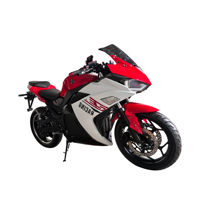 Moto électrique vintage à gros pneus, 3000W, charge rapide, suspension hydraulique, homologuée DOT, pour adultes - Vente chaude