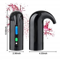 Gadget intelligent 2025 Approbation CE & ROHS Aérateur de vin rechargeable Pompe de carafe à vin électrique pour la décoration de mariage