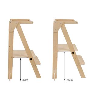 Marchepied de cuisine en <span class=keywords><strong>bois</strong></span> pour enfants <span class=keywords><strong>tour</strong></span> d'apprentissage escabeau de cuisine pour comptoir de cuisine apprentissage pour les enfants - Product Image 3