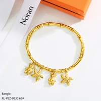 Gelang Wanita Berbentuk Bintang Laut, Paus, dan Simpul Bambu, Berlapis Emas 18k PVD dari Baja Tahan Karat, Perhiasan Lautan dengan Banyak Liontin