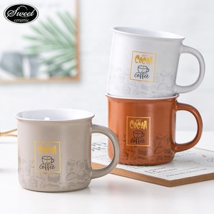 SWT Nordic, venta al por mayor, taza reutilizable con logotipo personalizado, Taza de cerámica de 14oz para caravana, taza de café de cerámica en blanco esmaltada, regalo - Product Image 5