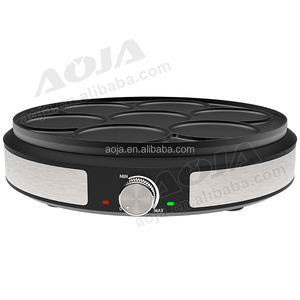 AOJA 2 en 1 Crêpière électrique antiadhésive, machine à crêpes et à pancakes, machine de cuisson avec bouton de contrôle de la température <span class=keywords><strong>1500W</strong></span> - Product Image 3