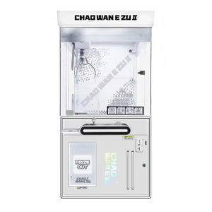 Mini machine d'arcade à griffes à monnayeur, 2 jetons, jeu Hipster, garantie 1 an, machine à poupées en anglais - Product Image 4