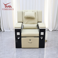 Fauteuil de pédicure spa électrique moderne en céramique esthétique avec massage, mobilier de salon personnalisé en usine