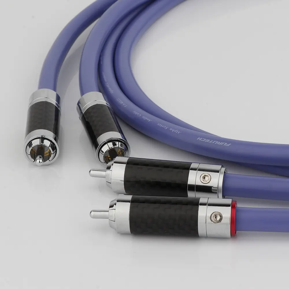 RSANTEK Cable de alimentación de CA OFC de gama alta Audio Video Hifi RCA Cable de altavoz Cable de alimentación para Cable de suministro DIY