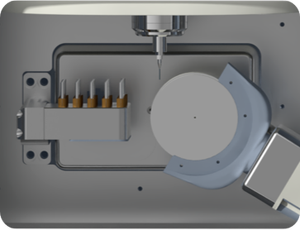 Fresa Elettrica per Laboratorio Dentale <span class=keywords><strong>CAD</strong></span>/<span class=keywords><strong>CAM</strong></span> di Marca per Utensili da Taglio in Zirconia Rivestiti in DLC/Diamante Certificata CE - Product Image 6