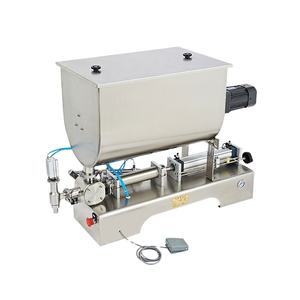 Máquina de llenado horizontal automática/manual para salsa, mantequilla de cacahuete, miel, mermelada, crema, aceite, envasado en vasos y bolsas, con componente de motor principal - Product Image 1
