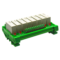 Penjualan Laris 8 Saluran Kontrol DC AC Solid State Modul Relay Elektromagnetik Pelatuk Level Tinggi dan Rendah GJ-5FA-L Kontrol PLC