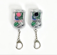 Lampe torche LED à manivelle d'urgence, étanche IP56, à intensité variable, double couleur, porte-clés pour le camping et les cadeaux d'entreprise