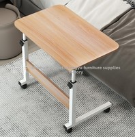 Table de chevet moderne et économique pour dortoir, bureau d'étude simple à hauteur réglable avec petite table intégrée, bureau d'ordinateur ajustable pour étudiant