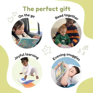 Livre audio personnalisé pour bébé Livre audio avec bouton tactile Livres pour enfants avec musique et son