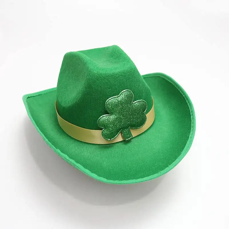 Irish St. Saint Patrick Patrick 'S Geluksdag Festival Feestdecoraties Accessoires Groene Hoed Voor St Patrick Sieraden Show