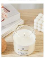 Bougie parfumée en verre à la cire de soja sans fumée MSDS CE 280g, ambiance maison, cadeau, emballage personnalisé, fournisseur en gros