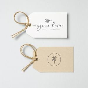 Crown Win Custom-made Eco-Friendly Recycled Customer Shape Coated Paper Hang Tags Garment Accessories Optional Strings Printing - Product Image 2