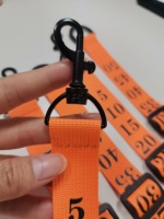 Clip de chaîne d'arbitre, Bracelet de numéro d'arbitre de football pour jeunes, Sangle d'arbitre de football pour entraînement, Marqueurs de terrain élastiques
