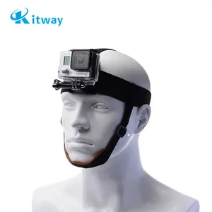 Ceinture de menton de montage de sangle de tête Kitway de haute qualité pour Heros 10 <span class=keywords><strong>9</strong></span> <span class=keywords><strong>8</strong></span> 7 6 5 4 3 2 pour caméras YI-Support PC en sangle élastique - Product Image 1