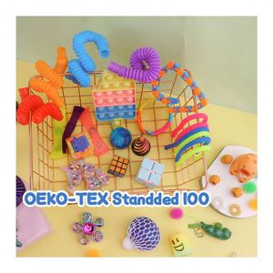 ชุดของเล่นยูนิคอร์น 42 ชิ้น ประกอบด้วยของเล่นบีบหมุน ของเล่นหลอดป๊อป ของเล่นกดฟองพลาสติก สำหรับเด็ก บรรเทาความเครียด ของขวัญ - Product Image 4