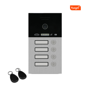 Tuya wifi sip וידאו דלת טלפון עם טביעת אצבע & כרטיס בית אוטומציה לבית 1/2/3/4 משפחות - Product Image 2