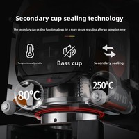Machine de scellage entièrement automatique pour thé aux perles, équipement commercial pour salons de thé, 110V/220V, scelleuse de gobelets directe
