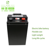 Paket Baterai Lithium CTS 60V 96V untuk Sepeda Motor Listrik, Baterai Isi Ulang Kapasitas Tinggi 20Ah-80Ah