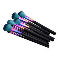 Pinceaux de maquillage personnalisés de haute qualité avec logo sur mesure 2026 – Outils de maquillage professionnels faits à la main, ensemble de pinceaux de maquillage plaqués couleur