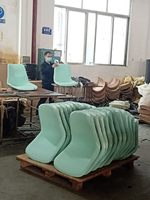 Chaise de bureau moderne en tissu pour hôtel, salle de réunion médicale, directeur des invités, conférence, empilable, réception des visiteurs