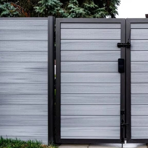 Hạ cánh riêng tư co-đùn WPC hàng rào Composite gỗ WPC bài thẳng đứng cột cực ngoài trời hàng rào bài WPC vườn hàng rào - Product Image 1