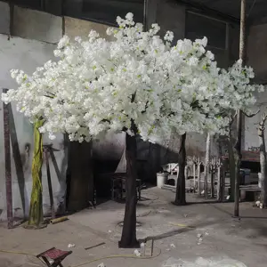 SN-D034最畅销的10英尺室内樱花人造树婚礼餐厅装饰