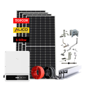 Système d'énergie solaire domestique 50 kW avec contrôleur MPPT, onduleur à onde sinusoïdale pure, batterie lithium-ion - Système solaire hors réseau - Product Image 3