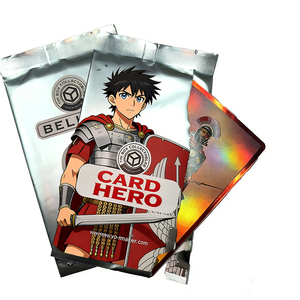 Sachet d'emballage personnalisé en aluminium pour cartes TCG, bandes dessinées, paquets mystères - MOQ flexible - Product Image 1