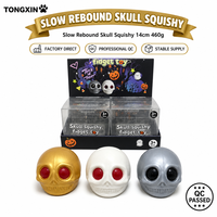 Jouet Crâne Squishy en Gros TONGXIN, Jouet Squishies à Rebond Lent, Jouet Doux à Presser, Jouets Anti-Stress, Balle Anti-Stress, Personnalisation OEM ODM