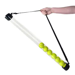 Recogedores de pelotas de tenis hechos al por mayor, herramienta de colección de pelotas de tenis, Colector de tubo de recogida de pelotas de tenis