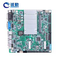 Stock complet de carte mère Mini ITX Intel 8e génération Celeron J4125 1LAN 6Com DDR4 2 * LVDS carte mère industrielle pour distributeur automatique