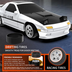 Auto de Carreras RC a Control Remoto, 4WD, Alta Velocidad, Juguete Eléctrico para Niños y Adultos con Evitación de Obstáculos, Escala 1:64, Cargador Incluido - Product Image 2