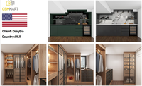Armoire de cuisine prête à assembler CBMmart, meuble de rangement de cuisine, armoire haute moderne, mobilier de style héritage, petites armoires de cuisine de luxe