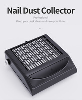 Collecteur de poussière d'ongles haute puissance 100W, recharge USB, repose-main, forte aspiration, logo personnalisé pour les distributeurs