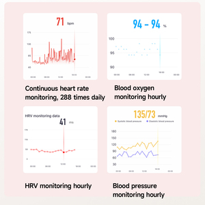 Pulsera Inteligente sin Pantalla para Parejas, Monitor de Frecuencia Cardíaca y Oxígeno en Sangre <span class=keywords><strong>24H</strong></span>, 45 Días de Autonomía, Resistente al Agua - Product Image 6