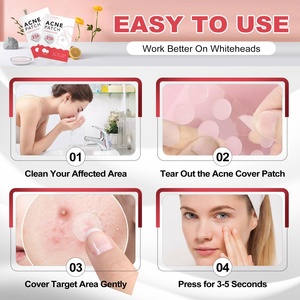 Patchs Hydrocolloïdes Translucides pour Boutons – Traitement Localisé Visage et Corps – Autocollants Anti-Imperfections Sous Marque Privée pour Soin de la Peau - Product Image 2