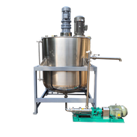 Réservoir de mélange en acier inoxydable pour ligne de production de jus réservoir de mélange chimique pour la fabrication de détergent