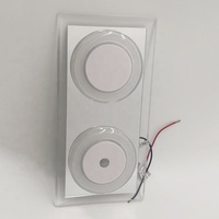 SUNHE Modèle SC002-200, Plafonnier LED double dôme DC 12V super lumineux amélioré pour éclairage intérieur de caravane et camping-car