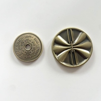 Recuerdo personalizado Monedas de recuerdo de metal 3D Monedas de desafío grabadas de aspecto antiguo de dos caras
