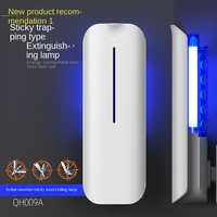 Nouvelle Lampe Anti-Moustiques Adhésive d'Intérieur 9W en ABS Solide Non Toxique, Portée 41m², Destructeur de Moustiques Domestique, Fabrication OEM Personnalisée