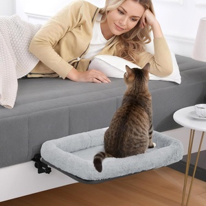 Camas Colgantes de Metal y Felpa para <span class=keywords><strong>Gatos</strong></span>, Rascadores para <span class=keywords><strong>Gatos</strong></span> de Oficina y Hamacas para <span class=keywords><strong>Gatos</strong></span> de Escritorio, Camas para Mascotas y Camas Colgantes para <span class=keywords><strong>Gatos</strong></span> - Product Image 2
