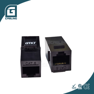 Gcabling Krone Blank Cat5e Cat6 Cat6a Cat7 Male FTP UTP STP Farbige RJ45 <span class=keywords><strong>Keystone</strong></span> Jack Female RJ45 Werkzeugloser Einsatz-Koppler - Product Image 4