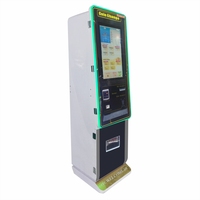 Comptoir de réception d'espèces en acier inoxydable en libre-service avec garantie d'un an, fonction SDK, bornes de libre-service personnalisables