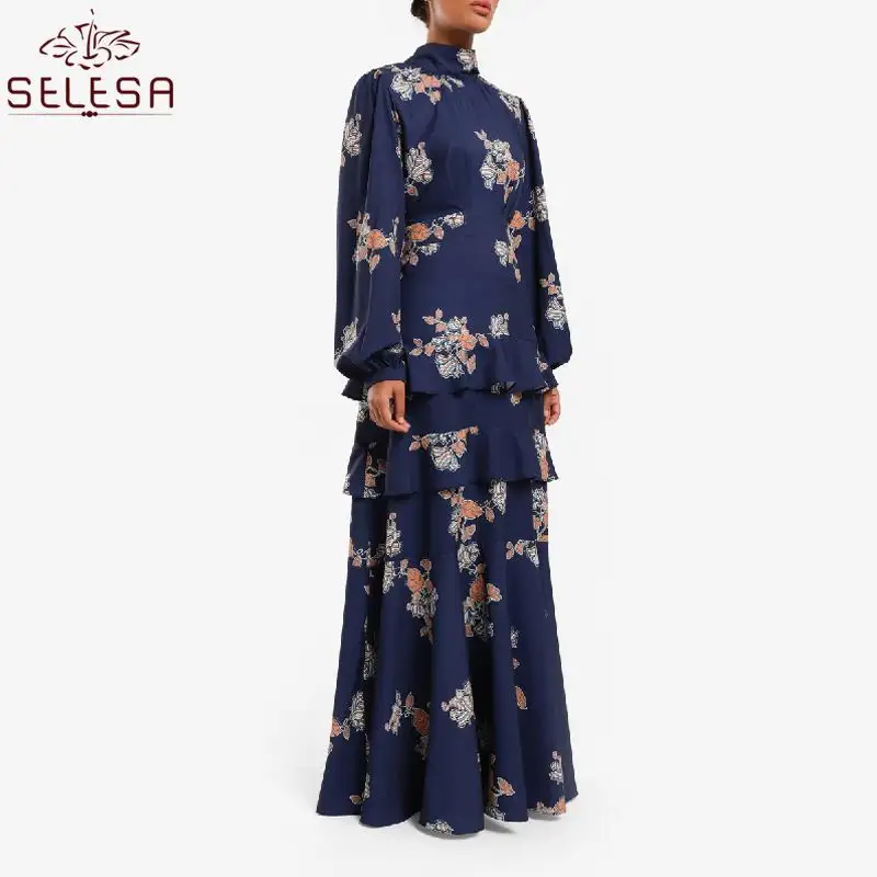 Vestido de algodão kimono abaya árabe islâmico, vestido de alta qualidade de tamanho grande