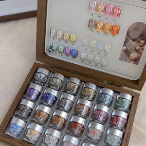 Set de Polvos <span class=keywords><strong>para</strong></span> <span class=keywords><strong>Uñas</strong></span> de 24 Colores con Caja, Marca Privada OEM, <span class=keywords><strong>Kit</strong></span> de Polvos Cromados Efecto Aurora y Luz Lunar <span class=keywords><strong>para</strong></span> Salón de Belleza o Uso Personal - Product Image 3